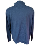 Back of blue Kirkland shirt