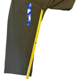 Inseam of green pants