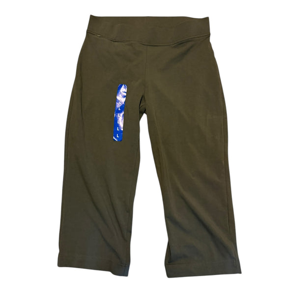 Front of green pants