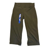 Front of green pants