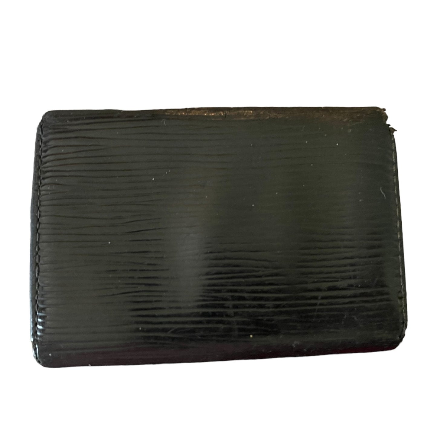 Back of black keychain