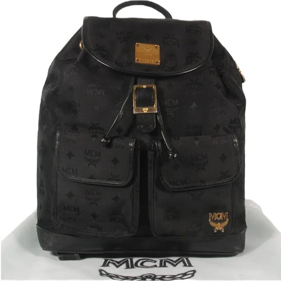 Front of MCM backpack