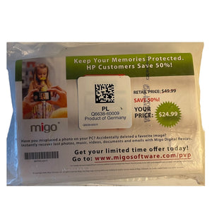 Front of plain photo paper