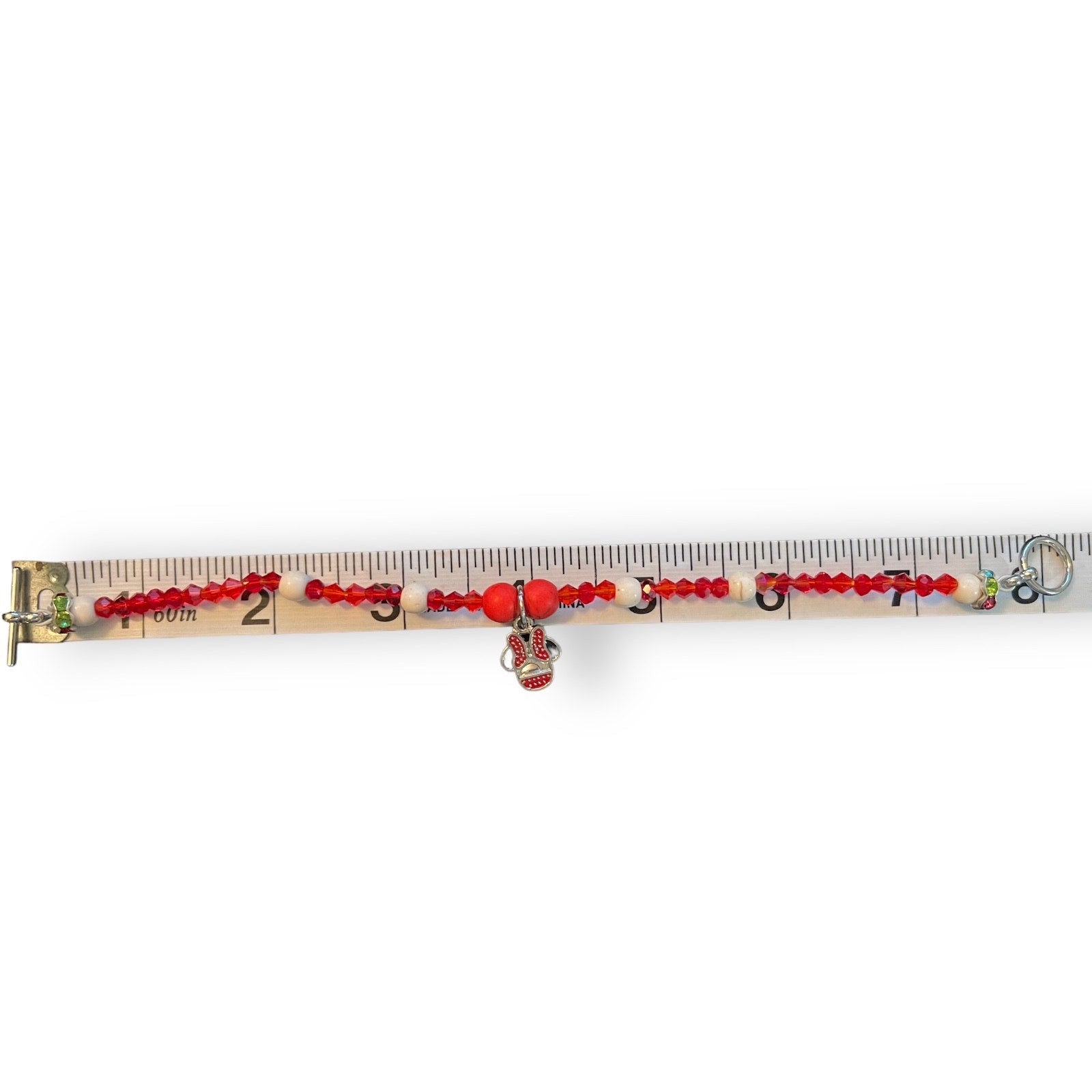 Length of red bracelet