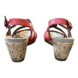Back of wedge sandals