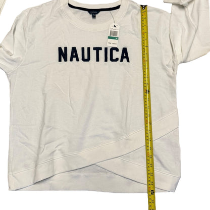 Nautica shirt with a measuring tape on a white background