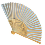 Back of Handheld fan on a white background