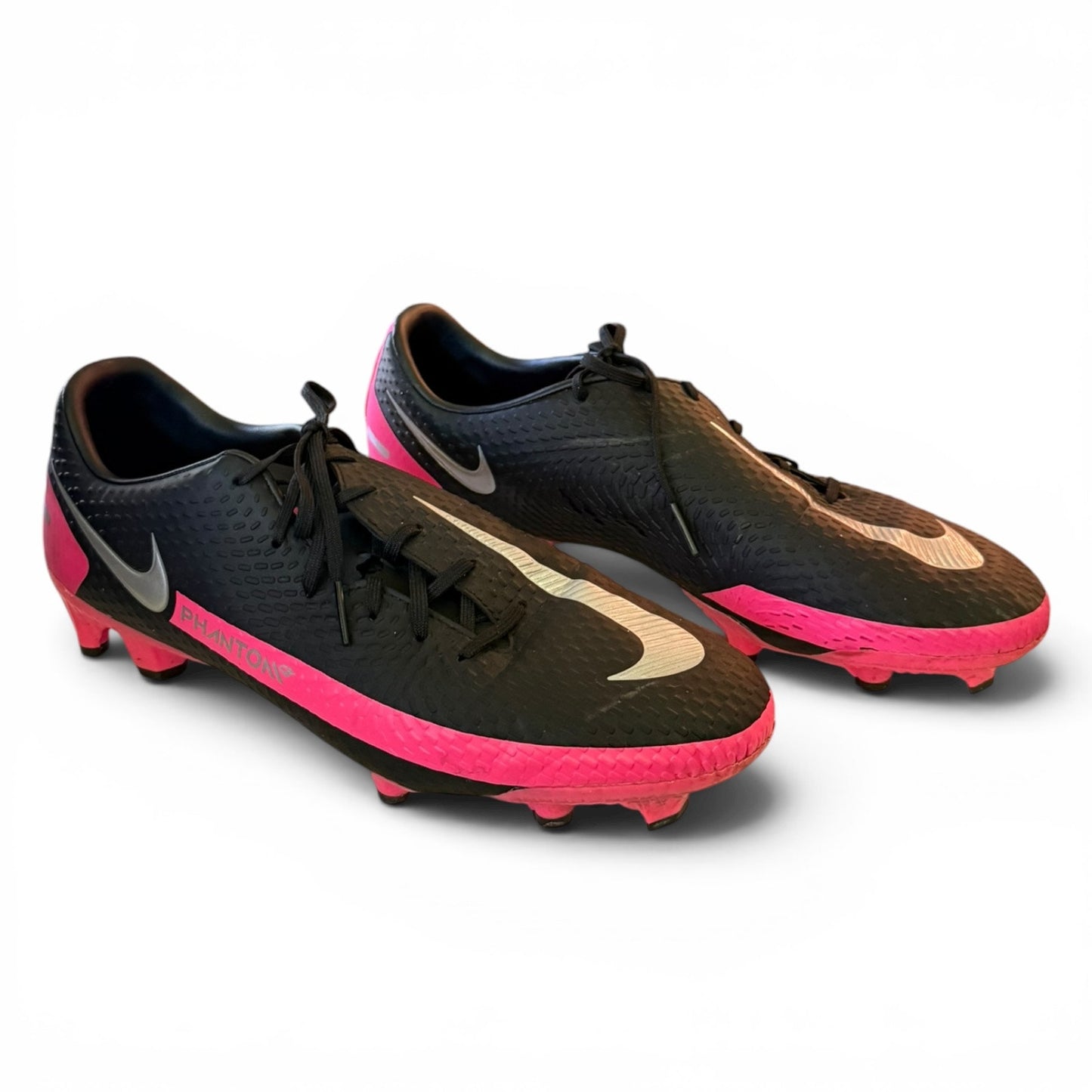 Nike Phantom GT Academy Black Pink Soccer Cleats Shoes Size 10