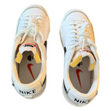 Top of sneakers