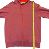 Length of red hoodie