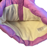 Interior of purple jacket