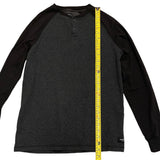 length of black and gray shirt
