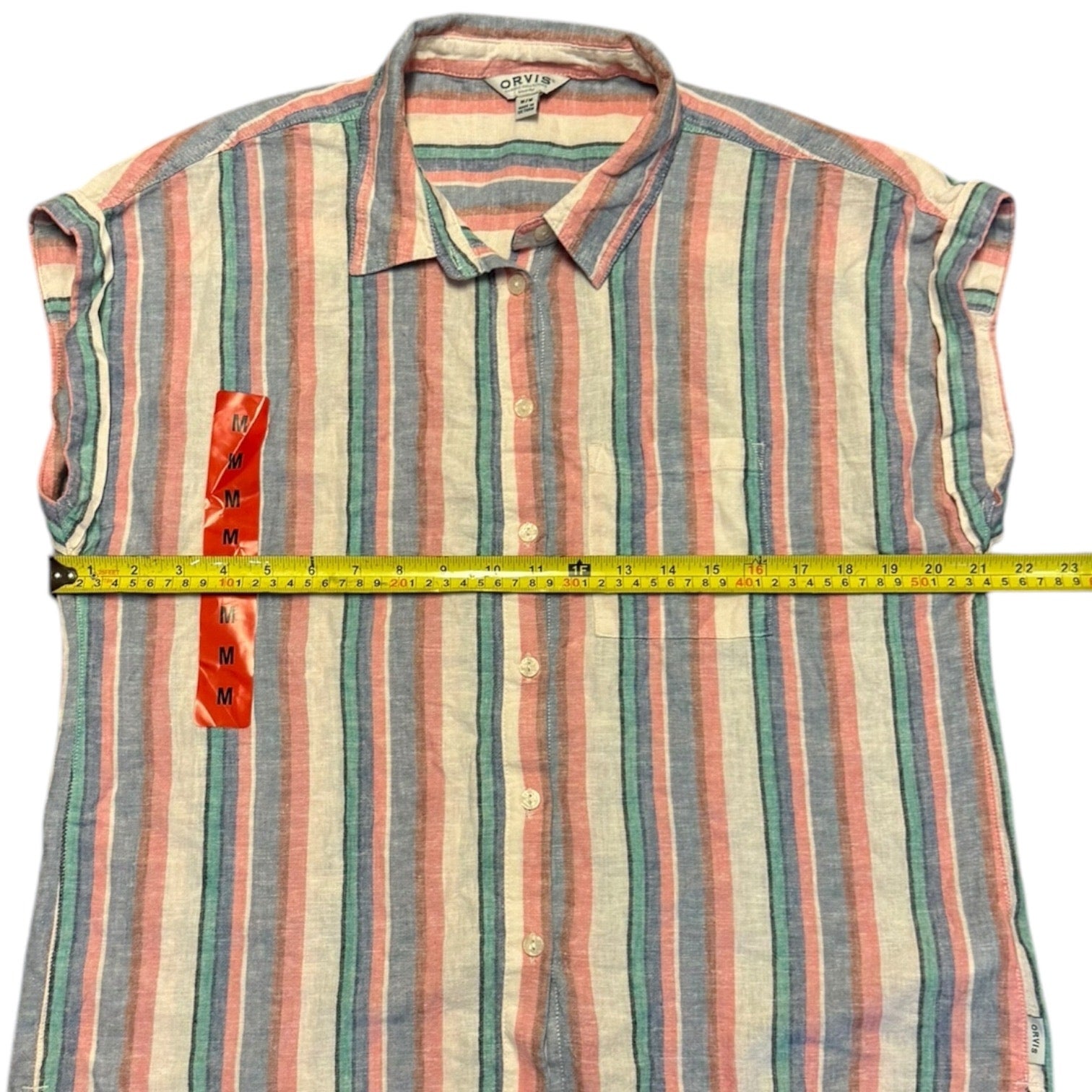 Pit to pit on shirt