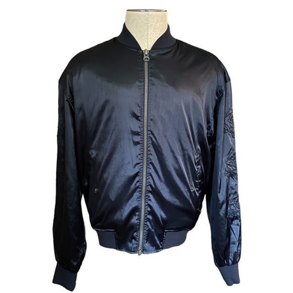 Front of blue jacket