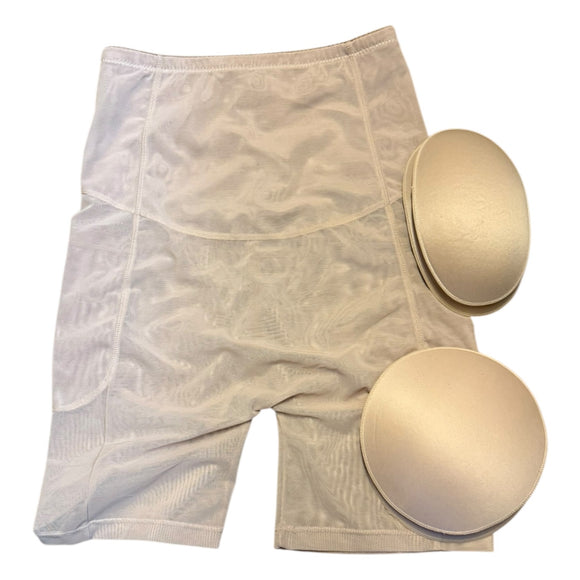 Front of shapewear with padding out