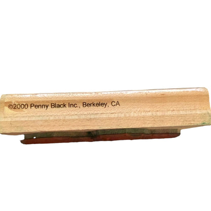 Penny Black Ginger Joy Gingerbread Man 1891K Large Rubber Stamp