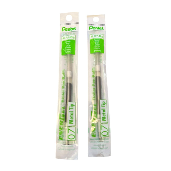 2 green ink refills