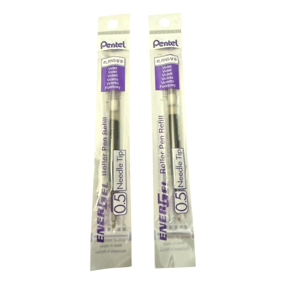 Front of 2 violet ink refills