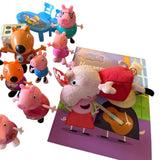 Peppa Pig & Friends Large 40 Piece Figure Kitchen Book Lot