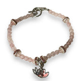 Pink lotus bracelet view 3