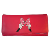 Front of pink wallet