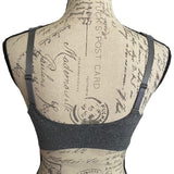 Back of gray Puma bra