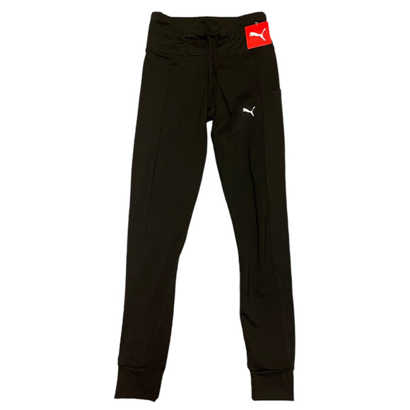 Front of black leggings