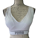 Front of white bra