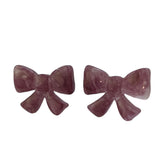 Front of bow earrings 2