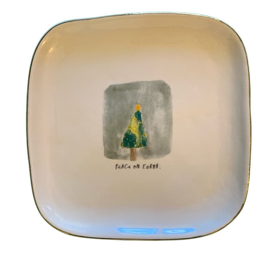 Front of Rae Dunn plate