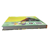 Side of hardcover book