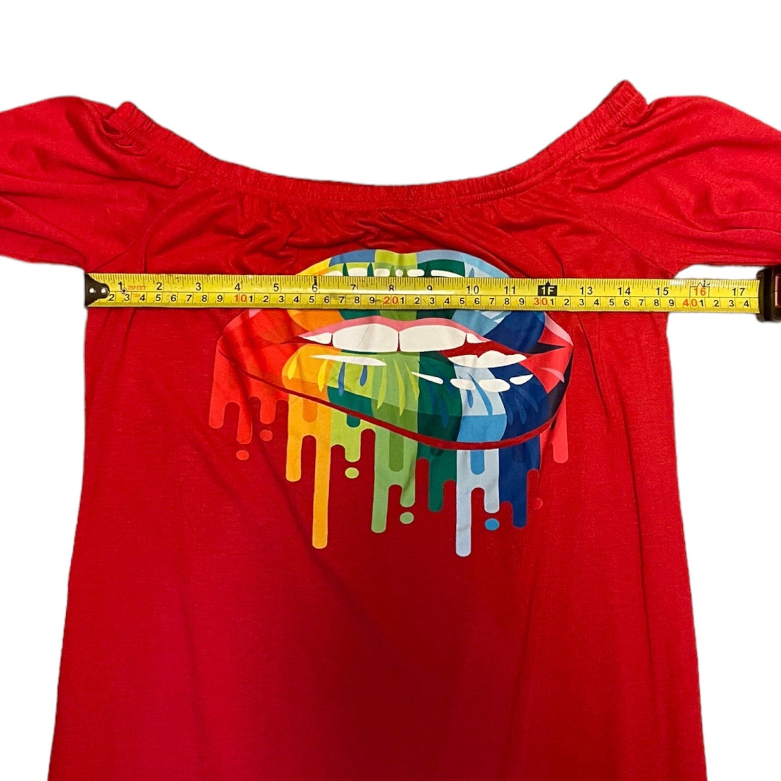 Pit to pit on dress