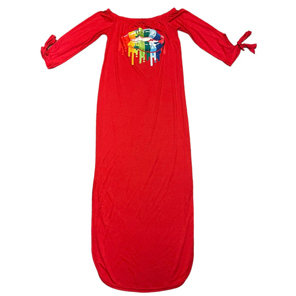 Front of dress