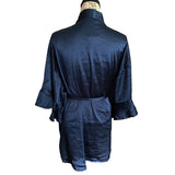 Back of blue robe