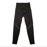 Front of black leggings