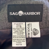 Interior tags and labels of jacket