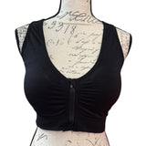 Front of black bra