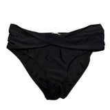 Front of black bikini bottom