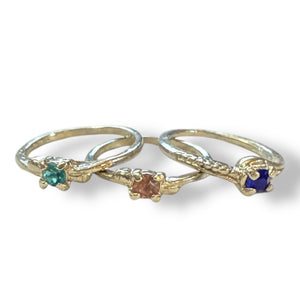 3 ring set front view