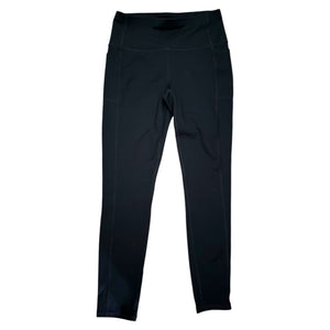 Front of black leggings
