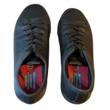 Front of black Sketchers