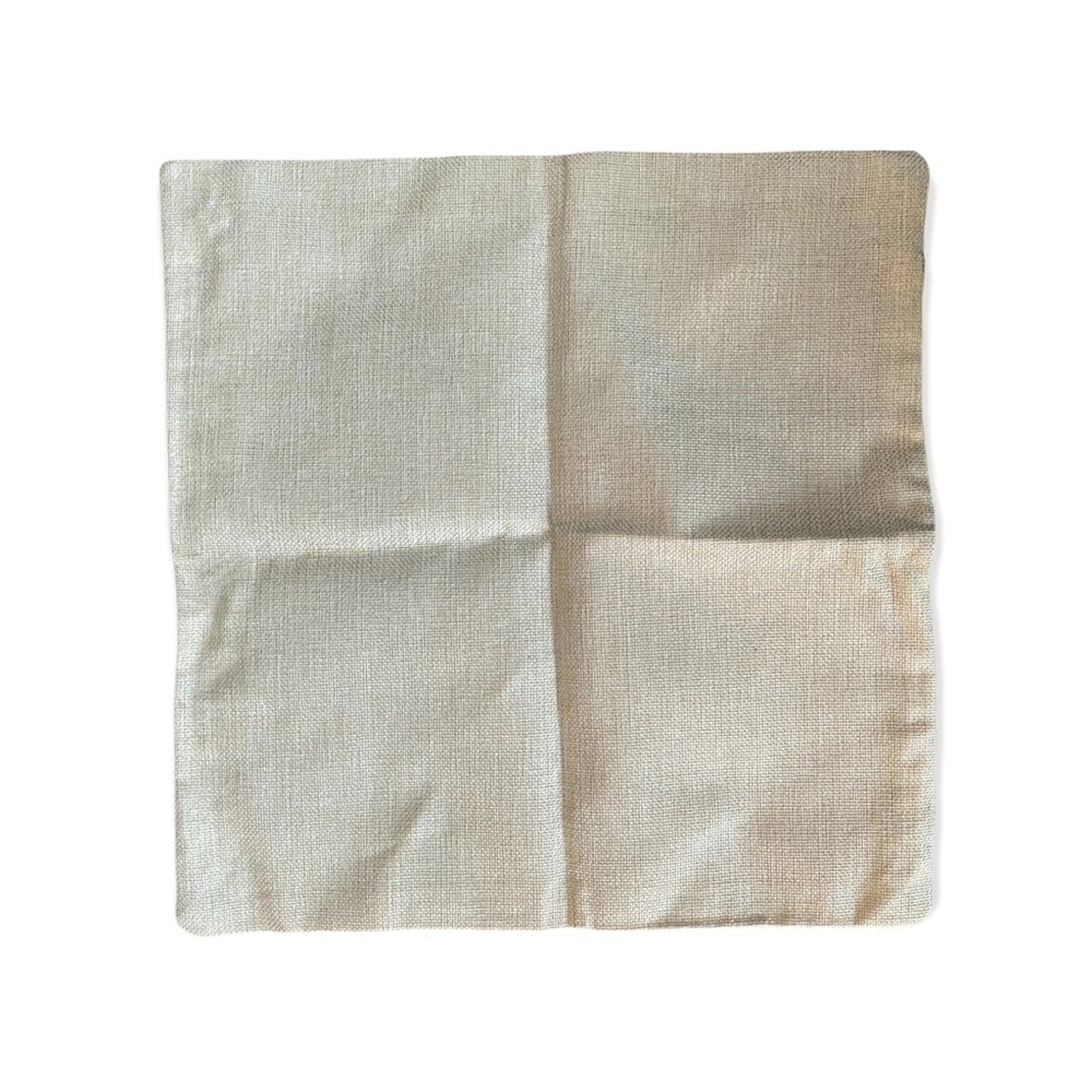 Back of pillowcase on a white background