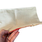 Zipper on pillow case
