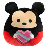 Plush toy with a heart design on a white background