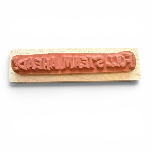 Stampa Rosa Full Steam Ahead B11-2023 1999 Rubber Stamp