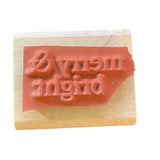 Back of stamp