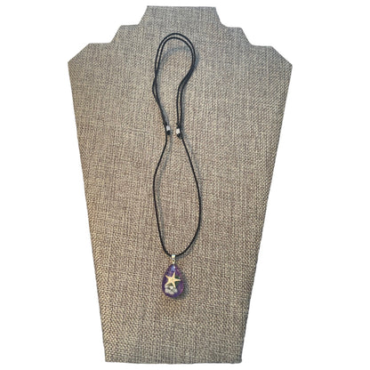 Necklace laid out flat
