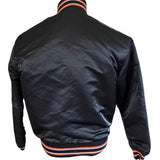 Back of black SF jacket