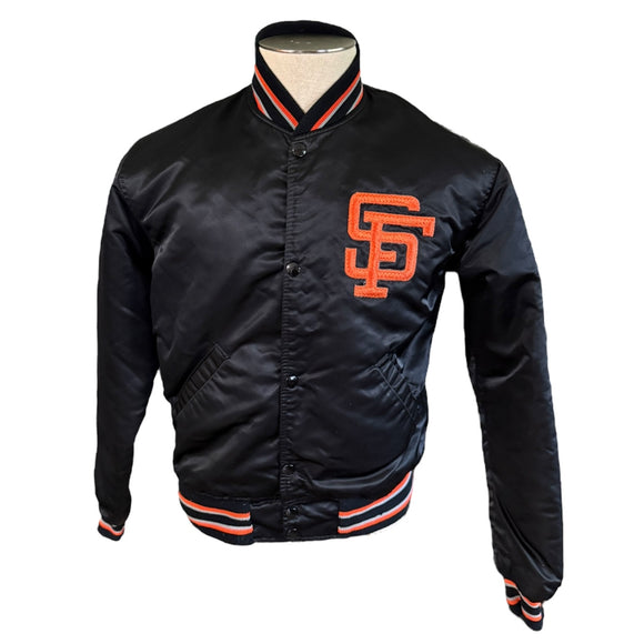 Front of black SF jacket