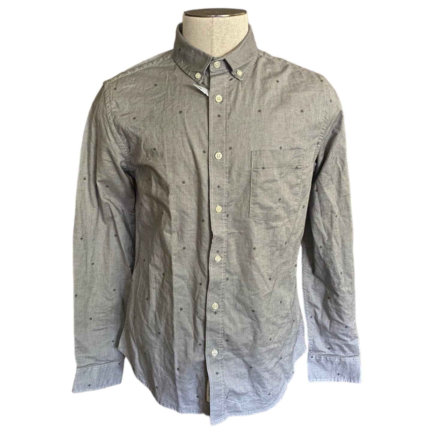Goodfellow Button Down Cotton Long Sleeve Shirt Medium